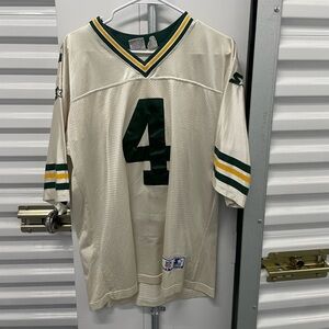 Vintage 90s Starter NFL Green Bay Packers Brett Favre 4 White Jersey Mens large